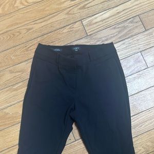Loft Black High Waist Curvy Skinny Pant